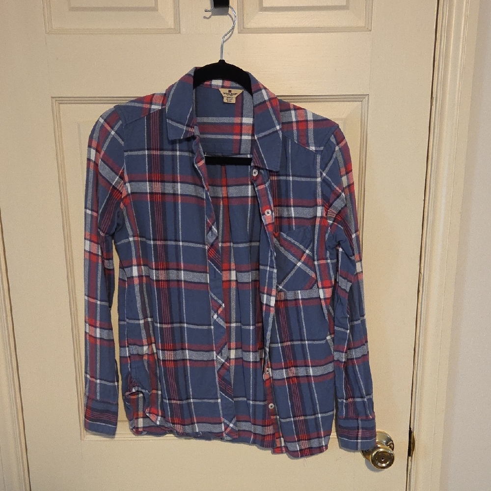 Woolrich Red and Blue Checkered Shirt